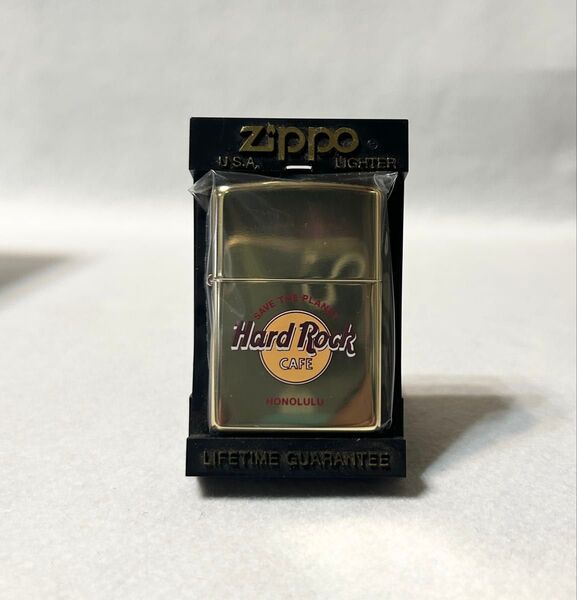 ZIPPO E 1997 ハードロックカフェ ホノルル ブラス Brass