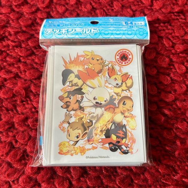 ポケモンカードゲーム デッキシールド タイプファイターズ 炎 スリーブ