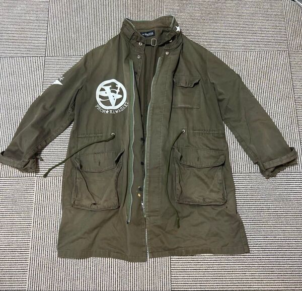 VS/Blankick モッズコート ヴィンテージ ライダー 川崎 カーキ コート 古着 モッズコート