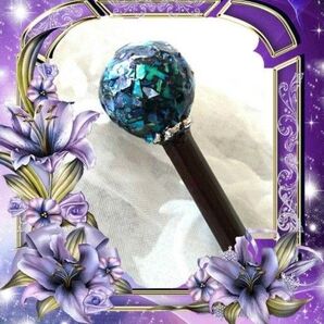 螺鈿細工の玉かんざし・ハンドメイド