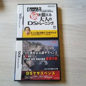 ☆DS　DS西村京太郎サスペンス　もっと脳を鍛える大人のDSトレーニング 　 　同梱OK☆