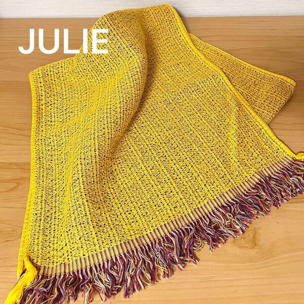 【未使用】沢田研二/JULIE LABEL ロゴ マフラー