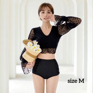 美品 セパレート スイムウェア 水着 タンキニ 体型カバー