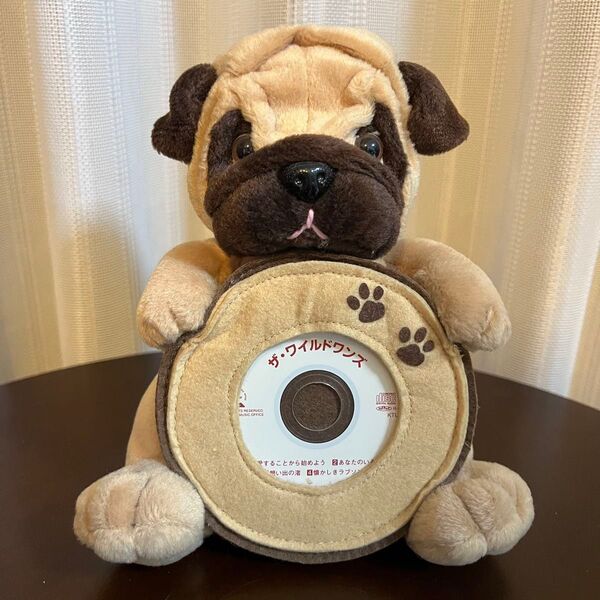 ザ・ワイルドワンズ 直筆サイン入りCD パグぬいぐるみセット 加瀬邦彦 パグ ぬいぐるみ