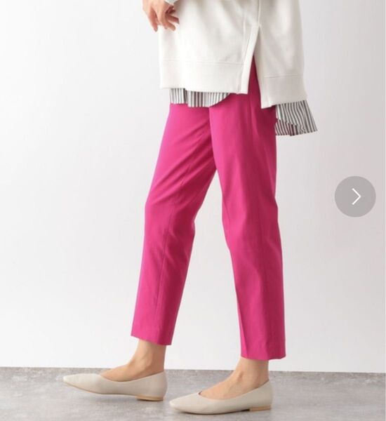 【新品】グローバルワーク スゴラクストレッチスリムテーパードパンツ