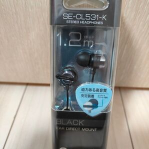 新品・未開封 Pioneer SE-CL531-K ブラック 有線イヤホン