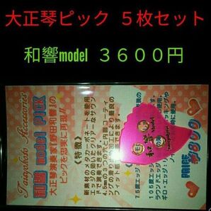 大正琴ピック(和響model) 5枚セット