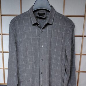 ZARAMAN、メンズ、スリムフィット 長袖シャツ