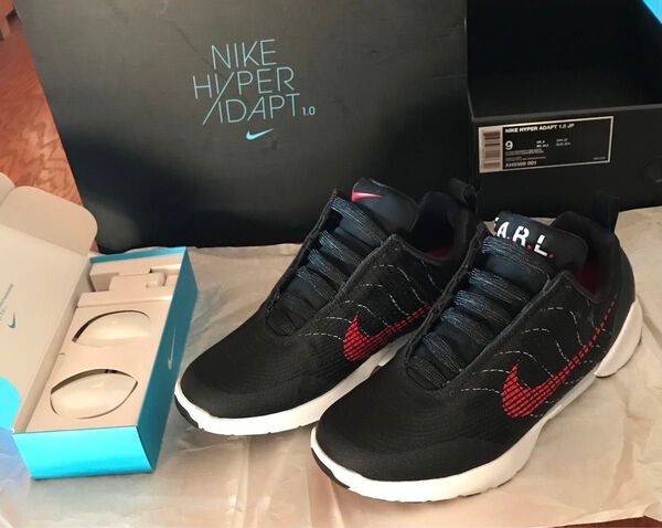 NIKE ナイキ ハイパーアダプト1.0 27cm ブラック/レッド