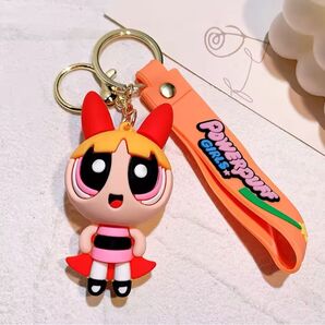 最終値下げ 新品未使用 パワパフガールズ ブロッサム キーホルダー ストラップ