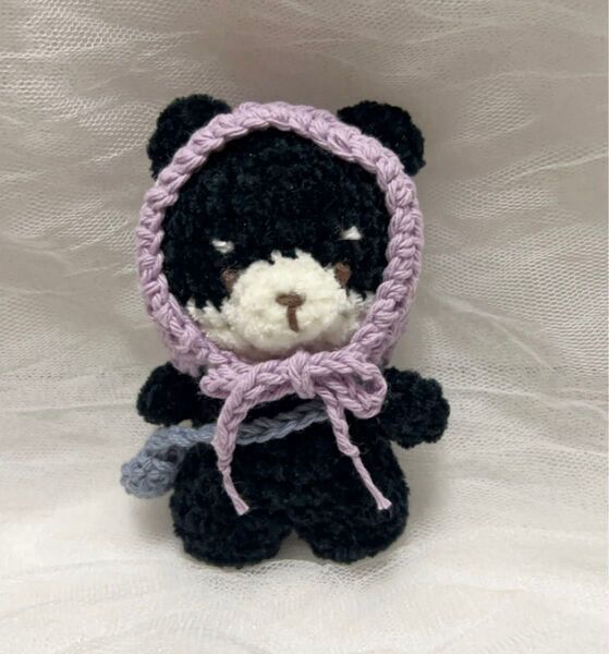 【ハンドメイド】あみぐるみ 柴犬 *黒*