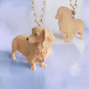 ダックスフンド リアル3Dフィギュア バッグチャーム 1頭