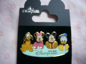  Mickey Mouse, minnie, Donald dag, Pluto. pin bachi/ Hong Kong limitation 