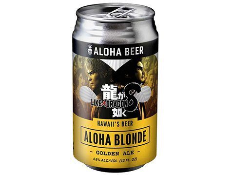 超レア★龍が如く8×ALOHA BEER(アロハビール) コラボ缶・未開封・賞味期限切れコレクション品