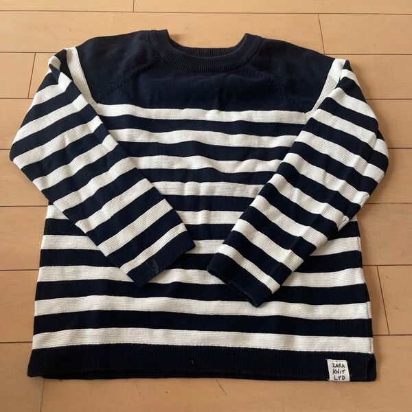 ZARA ボーダー ニット ニットセーター