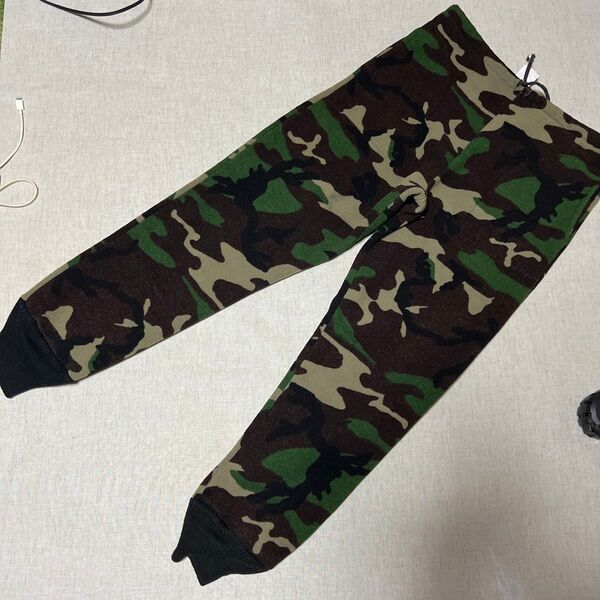 USA製 Trebark トレバーク カモ 迷彩 vintage ヴィンテージ パンツ スエット アメリカ軍 米軍 アウトドア