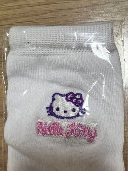 ★【レトロ】新品ハローキティ ハイソックス白
