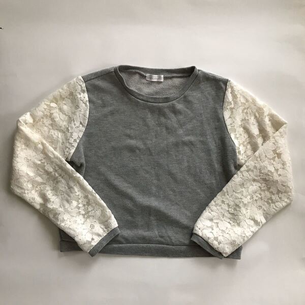 イーハイフン ワールド ギャラリー ニット カットソー 袖 レース 春服