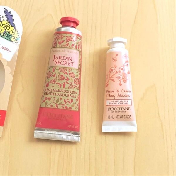 ロクシタン限定品チェリーブロッサム ジャルデンローズハンドクリームセット