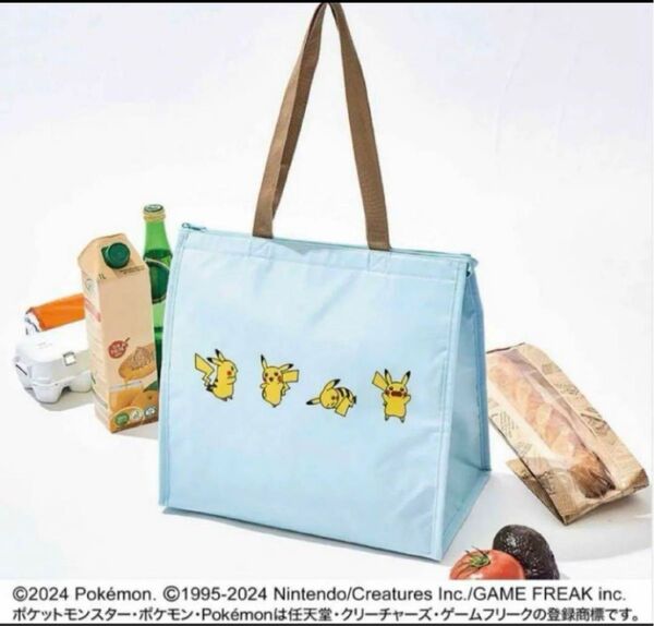 新品 ポケモン 保冷トートバッグ エコバッグ お買い物 ピカチュウ ポケットモンスター