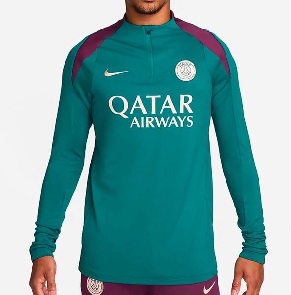 新品 パリサンジェルマン NIKEストライク メンズ サッカードリルトップス