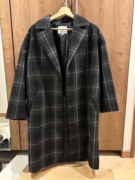 新品 AMERICAN HOLIC チェスターコート Mサイズ チェック柄