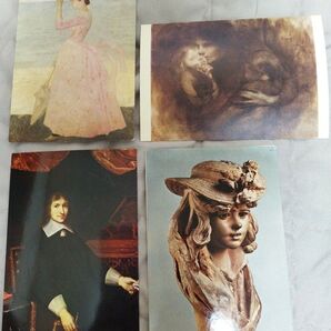 絵画 彫刻 ポストカード パリ 美術館 4枚
