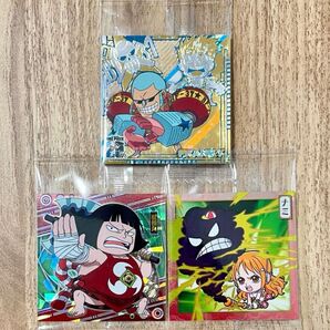 【限界値下げ・25周年レア】ワンピース ウエハースカード 3枚(FRANKY,戦桃丸,ナミ)