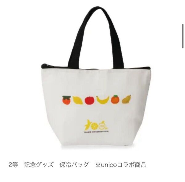 新品未開封 AOKI 青木商店創業100周年記念 保冷バッグ 青木商店 果林 フルーツピークス お弁当バッグ unicoコラボ