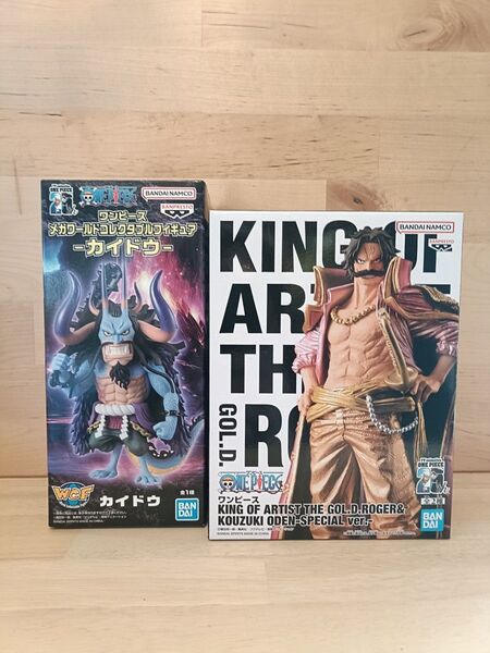 ワンピース KINGOFARTIST ゴールドロジャー メガワールドコレクタブルフィギュア カイドウ 2体セット