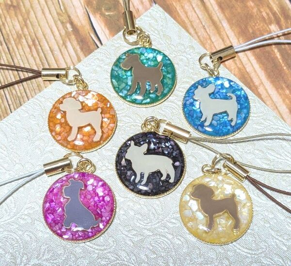 犬とシェルのレジンアクセサリー オーダーメイド リクエスト オーダー用ページ ハンドメイド