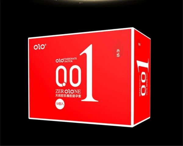 OLO 最新激薄コンドーム0.01ミニ 熱感因子導入 水滴蓋パケージコラーゲンたっぷりで潤う、避妊具男日常用品