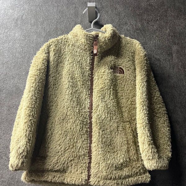110㎝ THE NORTH FACE フリースジャケット ノースフェイス キッズ ベージュ アウトドア