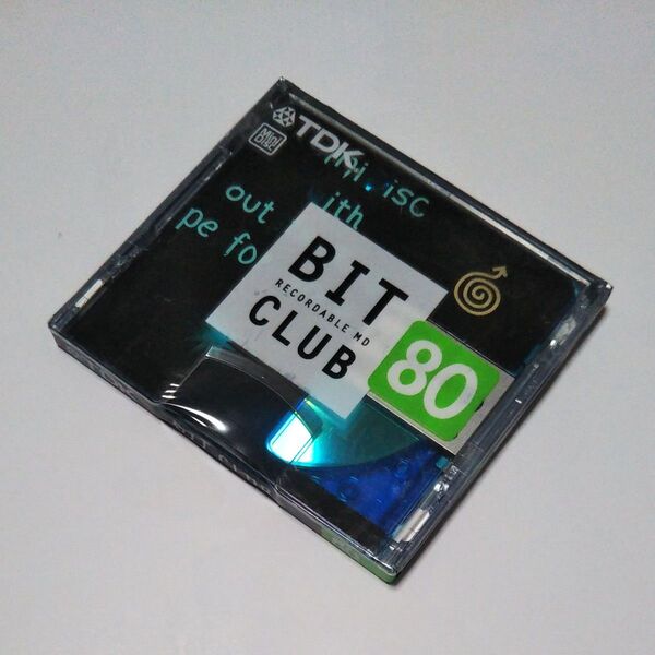 MDディスク TDK BIT CLUB 80分 高品質ディスク 品番MD-BC80BPS 未開封品1枚