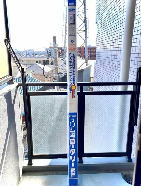 玄関網戸 川口技研スリム型ロータリー網戸 新品未使用
