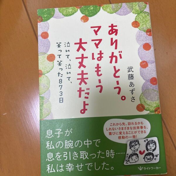 ありがとう。ママはもう大丈夫だよ 泣いて、泣いて、笑って笑った873日 武藤あずさ/著