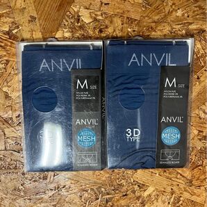 新品 ANVIL 2枚セット 3Dタイプ ボクサーパンツ Mサイズ 新品