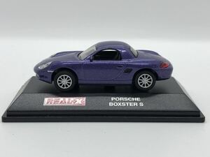 即決有★REAL-X PORSCHE ポルシェ ボクスター S 紫★ミニカー