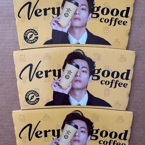 BTS V テテ コンポーズコーヒー 2025 カップホルダー コーヒースリーブ Compose coffee カプホ 新作