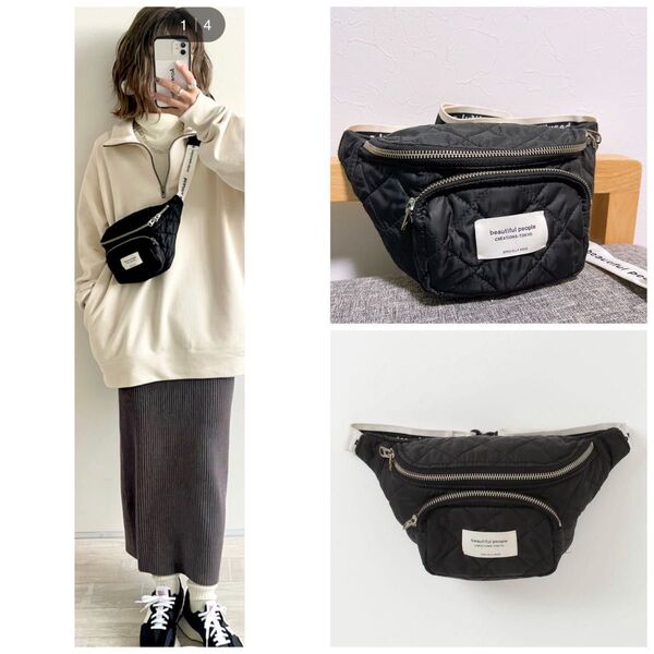 beautiful people ANN DE ARK別注 ボディバッグ
