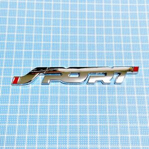 【スポーツ SPORTS】3Dエンブレム シルバー