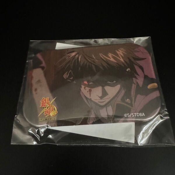 【未開封】 銀魂 真選組動乱篇 in J-WORLD カド丸 缶バッジ 沖田総悟 クリアコレクション