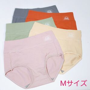ショーツ レディース Mサイズ 深め ハイウエスト 5枚セット