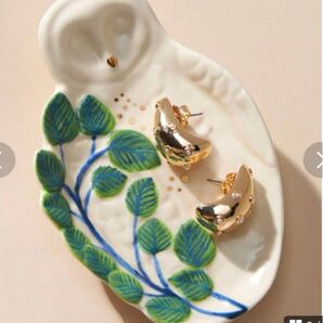 新春福フクロウのアクセサリーディッシュ新品