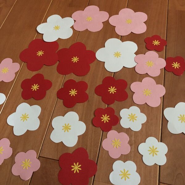 壁面飾り 梅の花