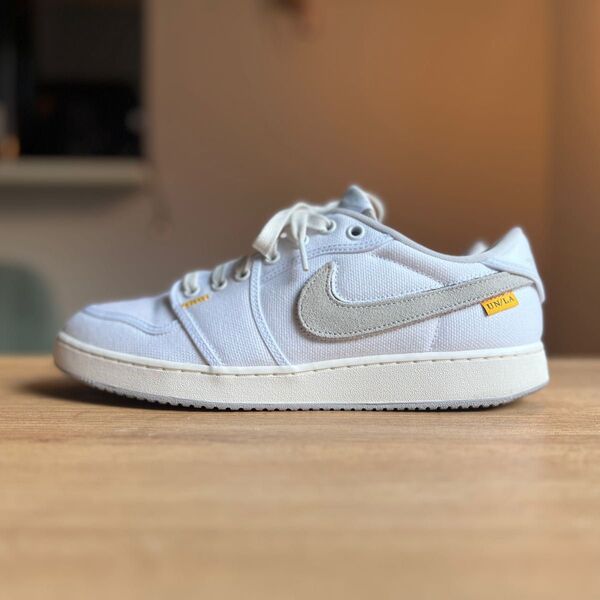 UNION × Nike Air Jordan 1 Low KO "White Canvas"
