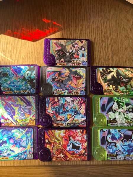 第一弾ウェーニバル、ミライドン、第三弾トドロクツキ、オーガポン炎、ザルード、レックウザ、Wレックウザ、キャンペーンマスカーニャ