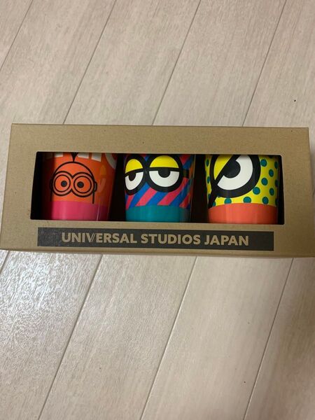 【新品未使用】ミニオン メラミンタンブラー3個セット