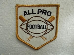 ALL PRO FOOTBAL オールプロ フットボール ワッペン/パッチ 刺繍 USA 古着 スポーツ アメリカ 291