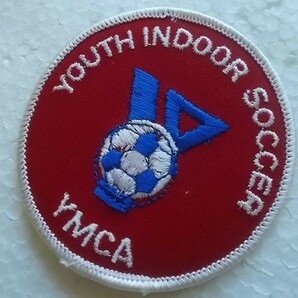 YOUTH INDOOR SOCCER ユース インドア サッカー YMCA ロゴ ワッペン/パッチ 刺繍 スポーツ 海外 おしゃれ 295の画像4